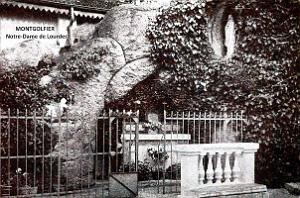 Montgolfier - Reproduction de Notre-Dame de Lourdes
